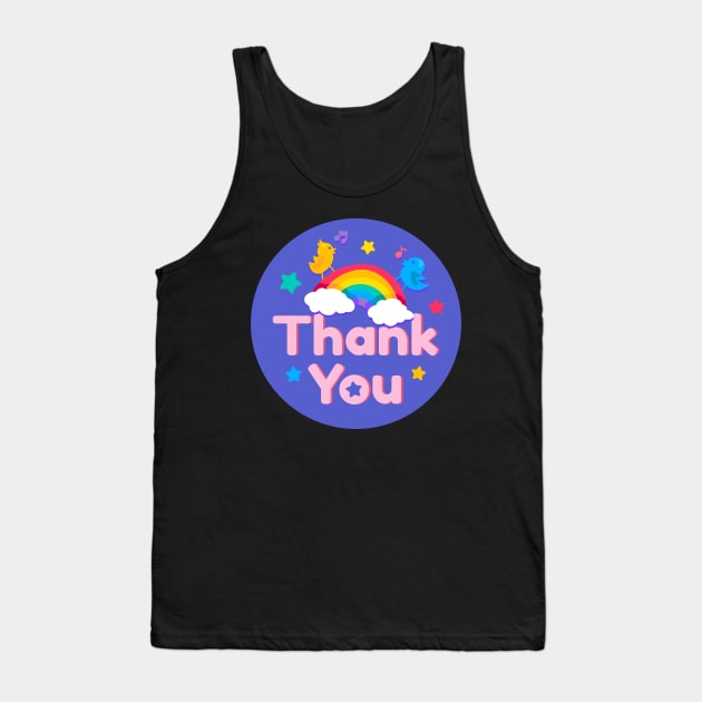 Bird Rainbow Tank Top by Shop Ovov